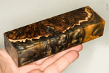 Stabilized wood redwood burl hybrid block