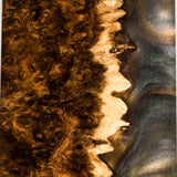 Stabilized wood redwood burl hybrid block