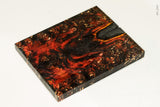 Stabilized box elder burl wood scales