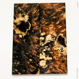 Stabilized box elder burl wood scales