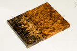 Stabilized golden amboyna burl wood scales
