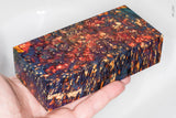 Large stabilized box elder burl wood block