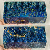 Large stabilized box elder burl wood block