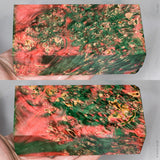 Large stabilized box elder burl wood block