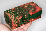 Large stabilized box elder burl wood block