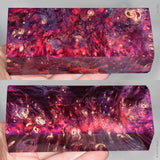 Stabilized box elder burl wood block