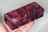 Stabilized box elder burl wood block