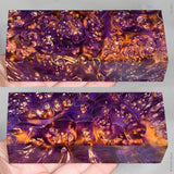Stabilized box elder burl wood block