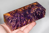 Stabilized box elder burl wood block