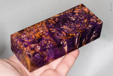 Stabilized box elder burl wood block