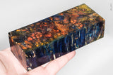 Stabilized box elder burl wood block