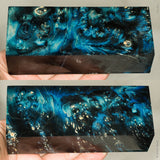 Stabilized box elder burl wood block