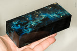 Stabilized box elder burl wood block