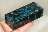 Stabilized box elder burl wood block