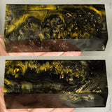 Stabilized box elder burl wood block