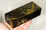 Stabilized box elder burl wood block