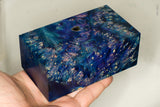 Large stabilized box elder burl wood block