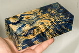 Large stabilized box elder burl wood block