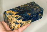 Large stabilized box elder burl wood block