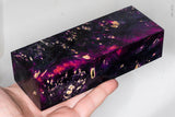Large stabilized box elder burl wood block