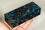 Stabilized box elder burl wood block