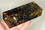 Stabilized box elder burl wood block