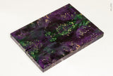 Stabilized box elder burl wood scales