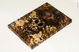 Stabilized box elder burl wood scales