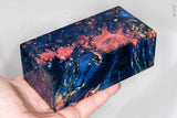 Large stabilized box elder burl wood block