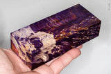 Stabilized box elder burl wood block