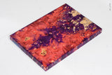 Stabilized box elder burl wood scales