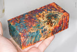 Large stabilized box elder burl wood block