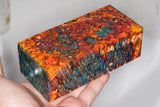Large stabilized box elder burl wood block