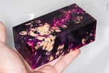 Large stabilized box elder burl wood block