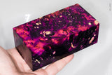 Large stabilized box elder burl wood block
