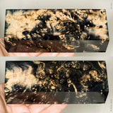Stabilized box elder burl wood block