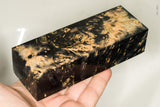 Stabilized box elder burl wood block