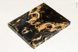 Stabilized box elder burl wood scales