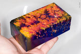 Large stabilized box elder burl wood block