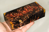 Large stabilized box elder burl wood block