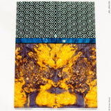 Stabilized box elder wood segmented panels