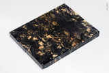 Stabilized box elder burl wood scales