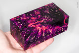 Large stabilized box elder burl wood block