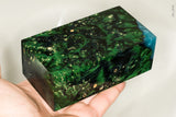 Large stabilized box elder burl wood block