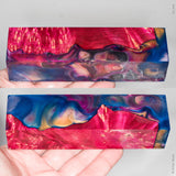 Stabilized hybrid wood box elder burl block