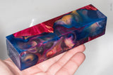 Stabilized hybrid wood box elder burl block