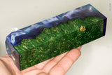 Stabilized hybrid wood box elder burl block