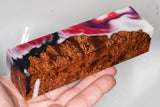 Stabilized hybrid wood box elder burl block