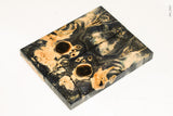 Stabilized box elder burl wood scales