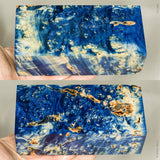 Large stabilized box elder burl wood block